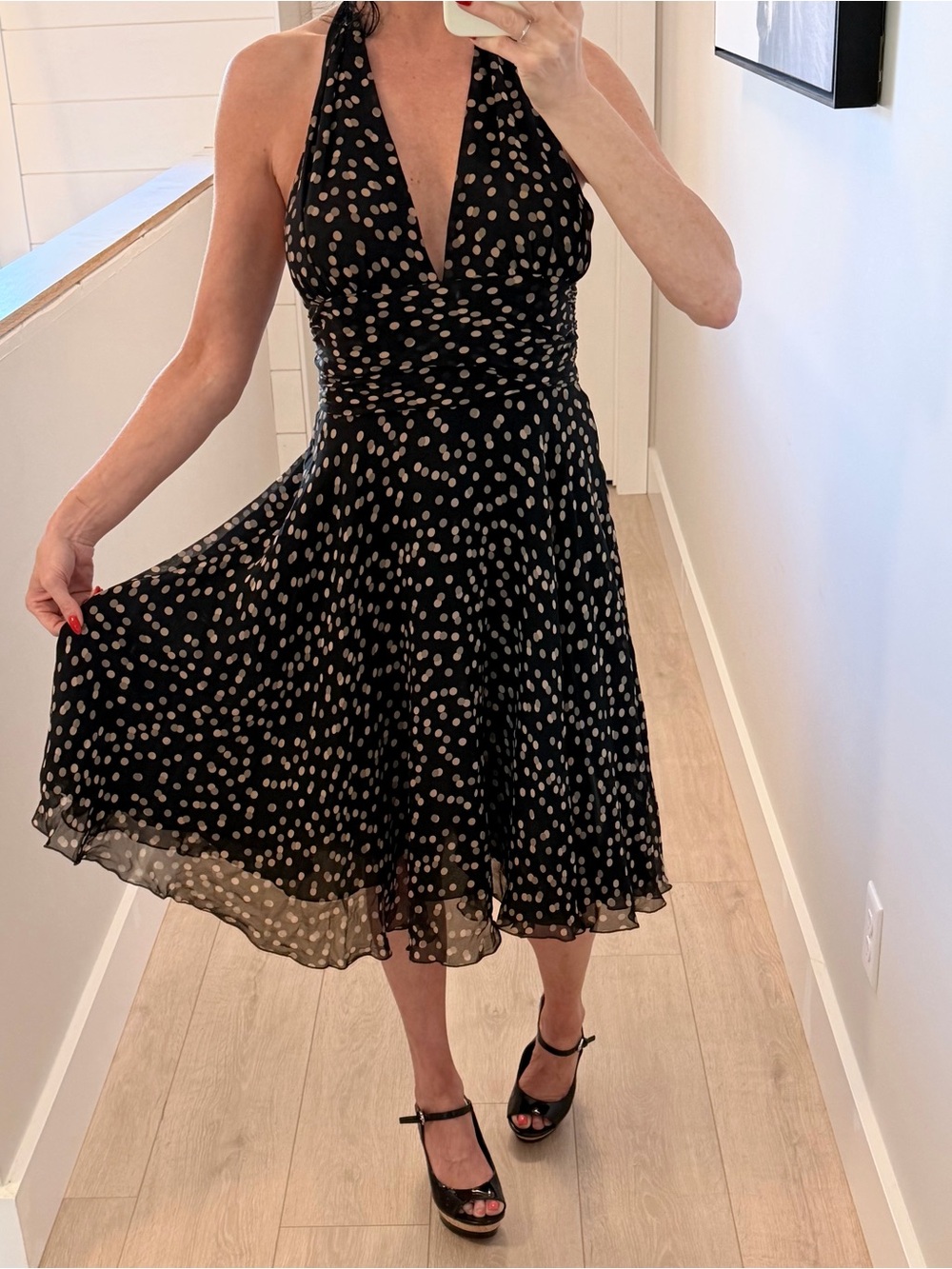 Arden  B Halter Dress - midi - S